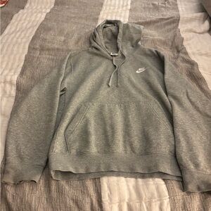 Nike Men's Heather Gray Hoodie